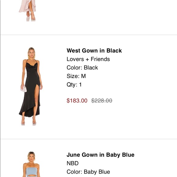 Revolve lovers +friends black dress - Picture 3 of 8